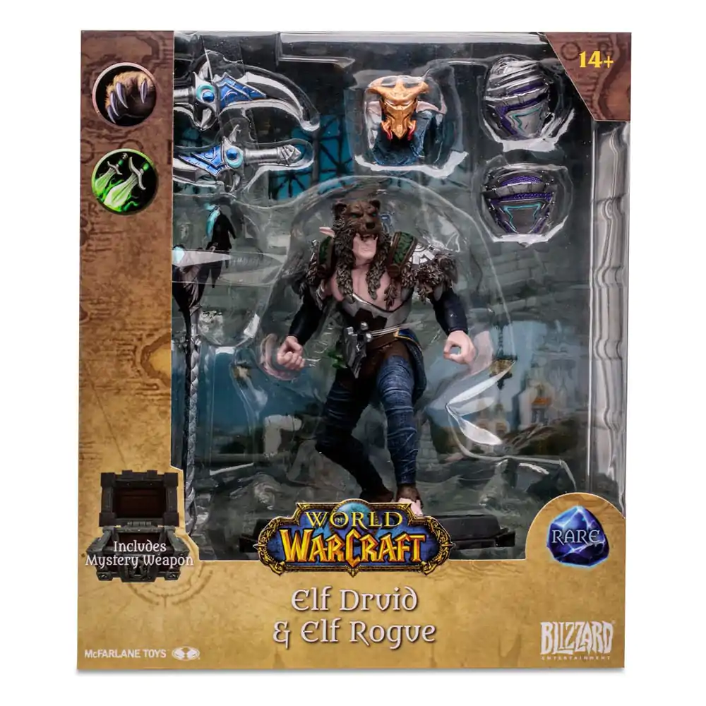 World of Warcraft Action Figure Night Elf Druid Rogue (Rare) 15 cm termékfotó