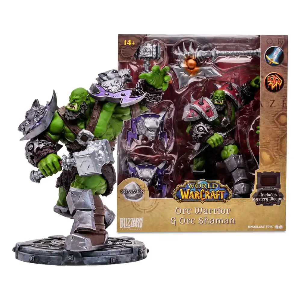 World of Warcraft Orc: Shaman / Warrior akciófigura 15 cm termékfotó
