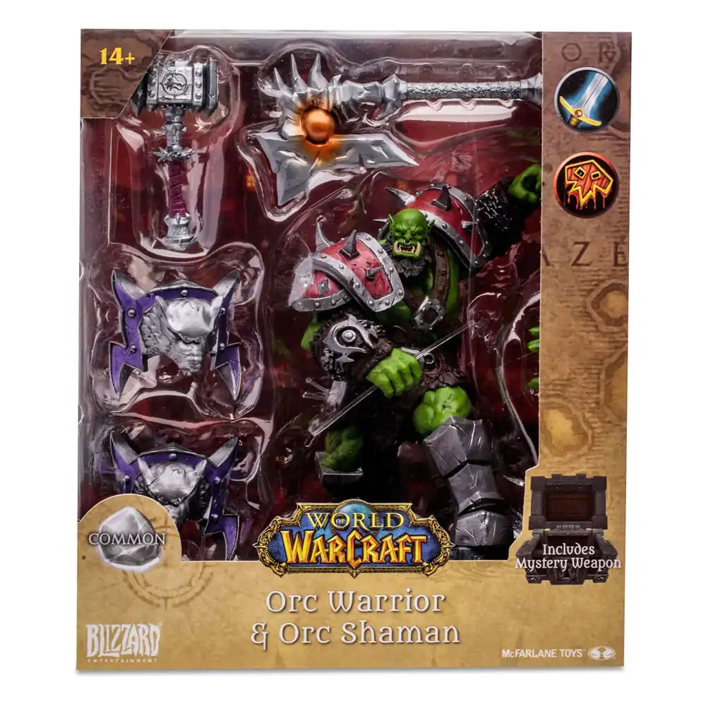 World of Warcraft Orc: Shaman / Warrior akciófigura 15 cm termékfotó