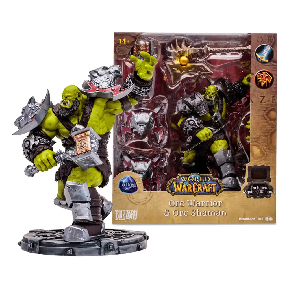 World of Warcraft Orc Shaman Warrior (Rare) akciófigura 15 cm termékfotó