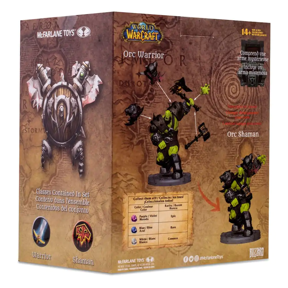 World of Warcraft Orc Shaman Warrior (Rare) akciófigura 15 cm termékfotó