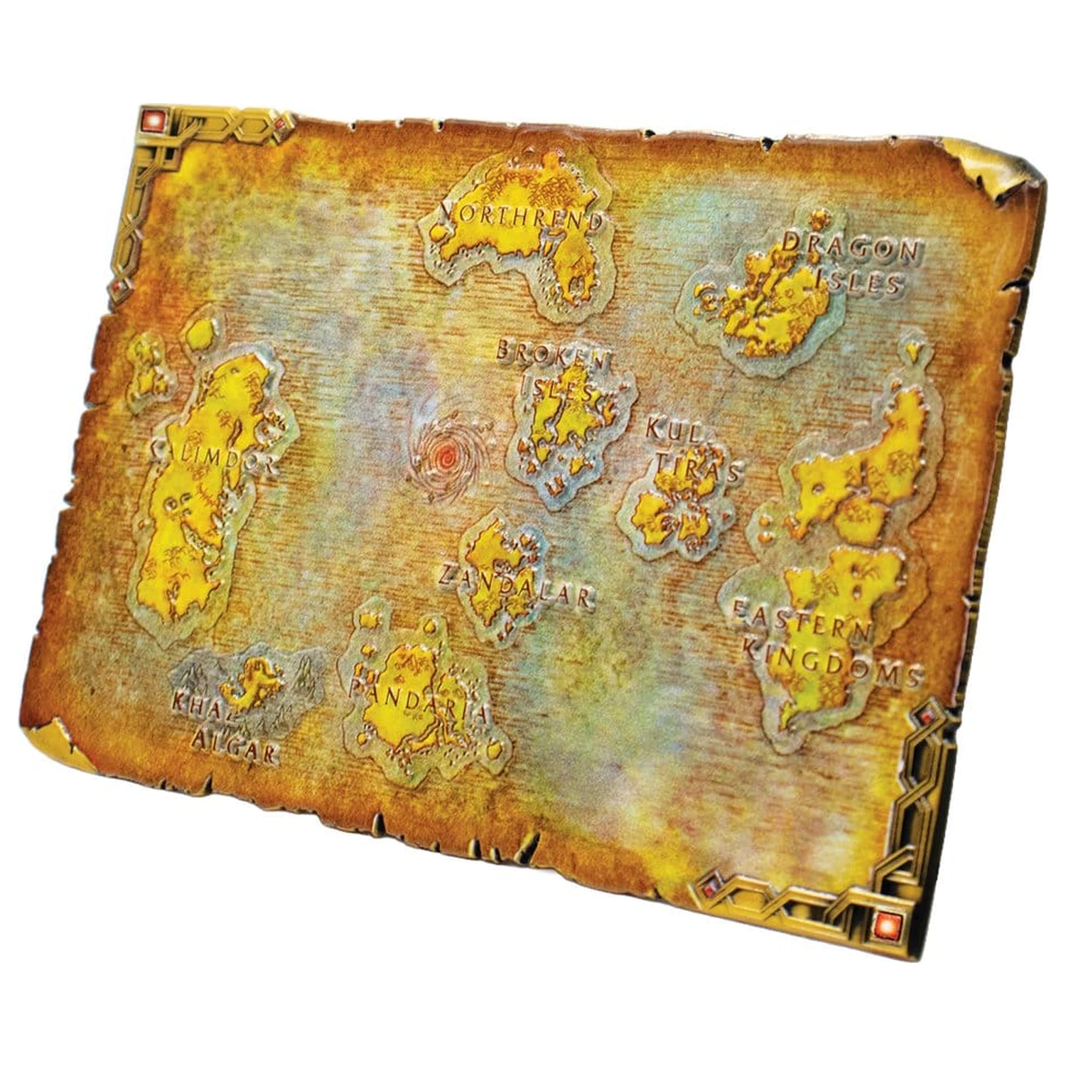 World of Warcraft replika Metal Map of Azeroth Limitált kiadás 12 x 18 cm termékfotó