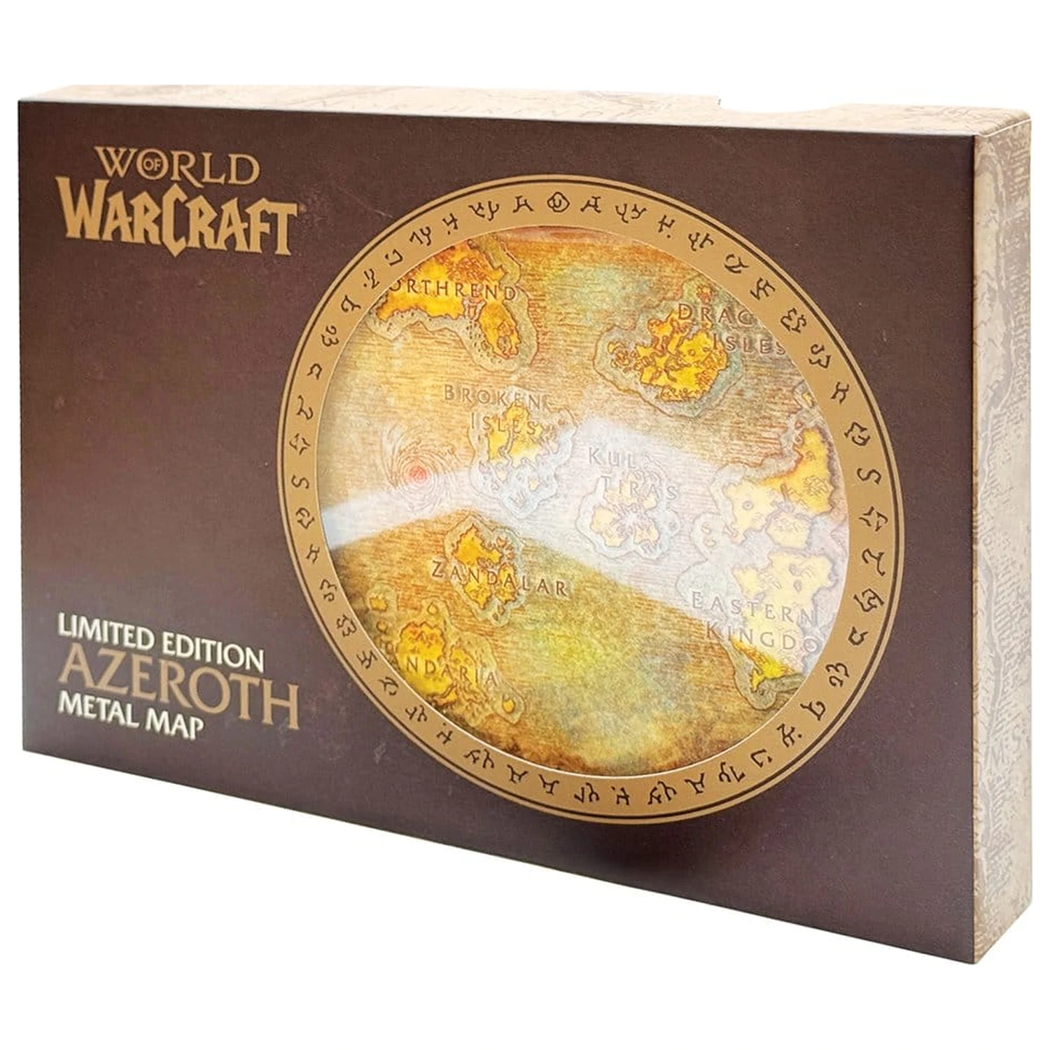 World of Warcraft replika Metal Map of Azeroth Limitált kiadás 12 x 18 cm termékfotó