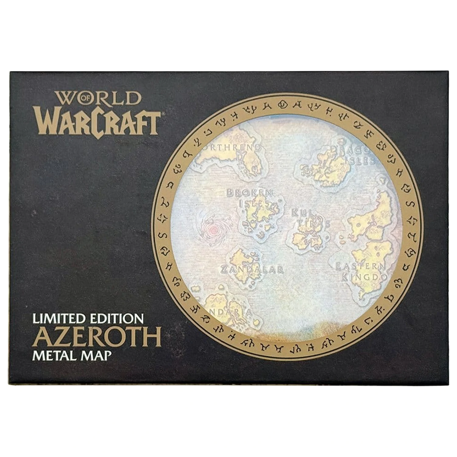 World of Warcraft replika Metal Map of Azeroth Limitált kiadás 12 x 18 cm termékfotó