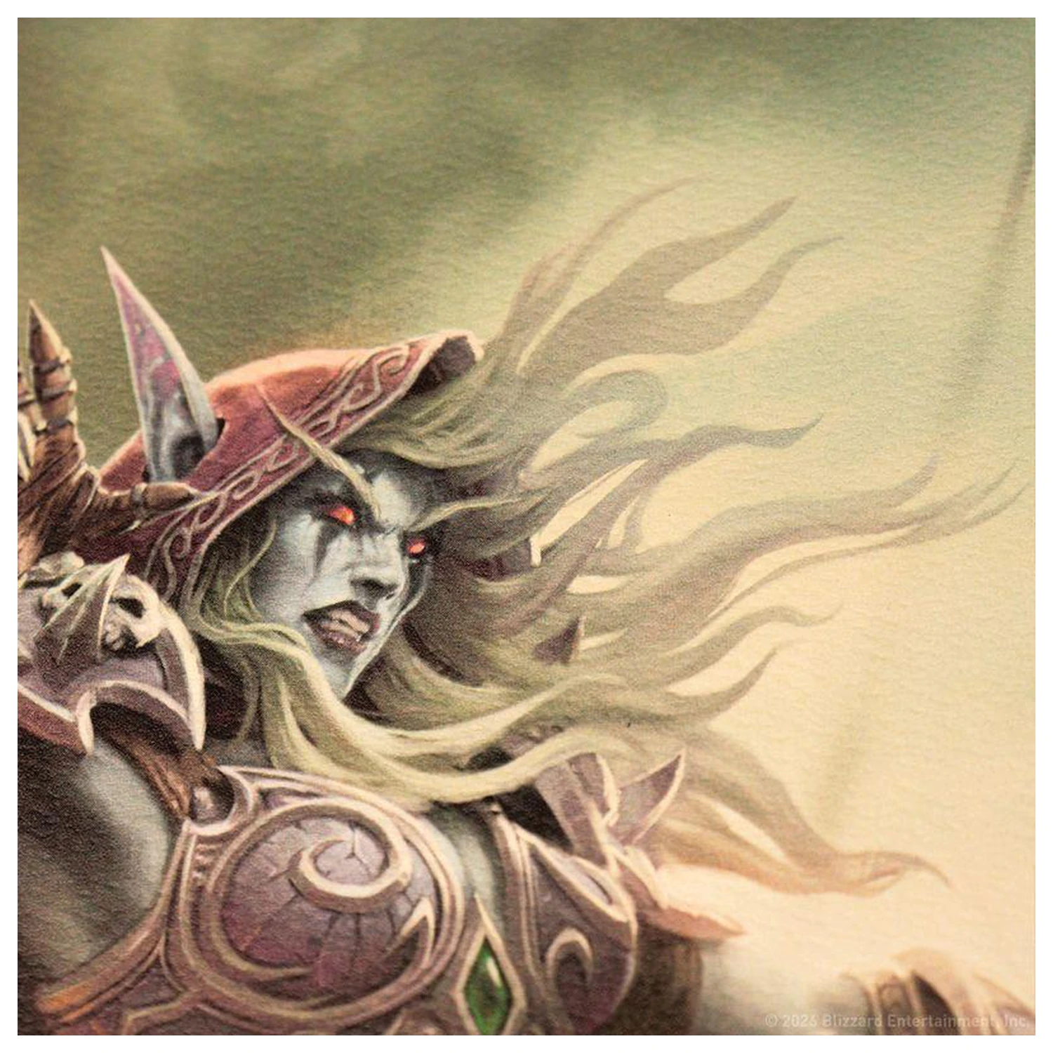 World of Warcraft Sylvanas vs Anduin Art Print Limitált kiadás keretezetlen vászonkép termékfotó
