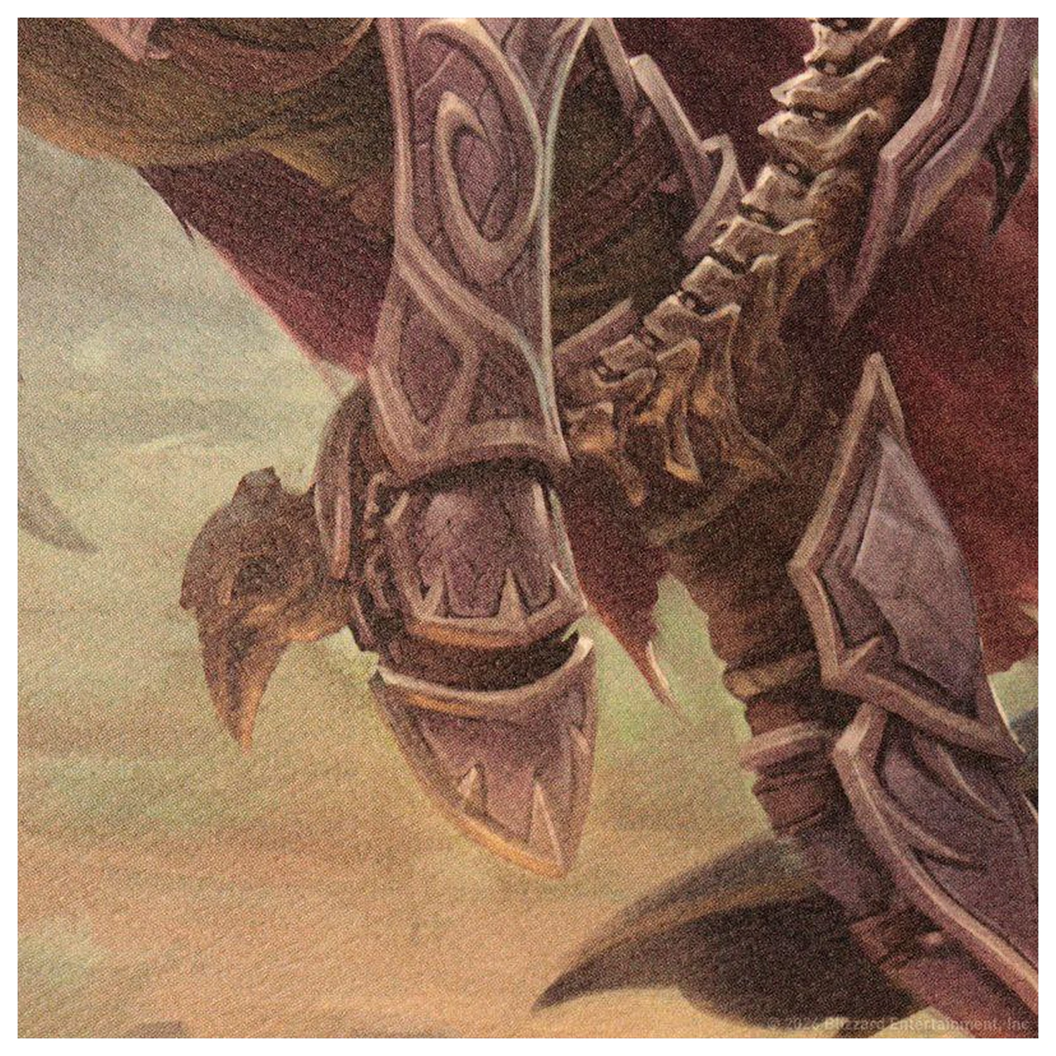 World of Warcraft Sylvanas vs Anduin Art Print Limitált kiadás keretezetlen vászonkép termékfotó