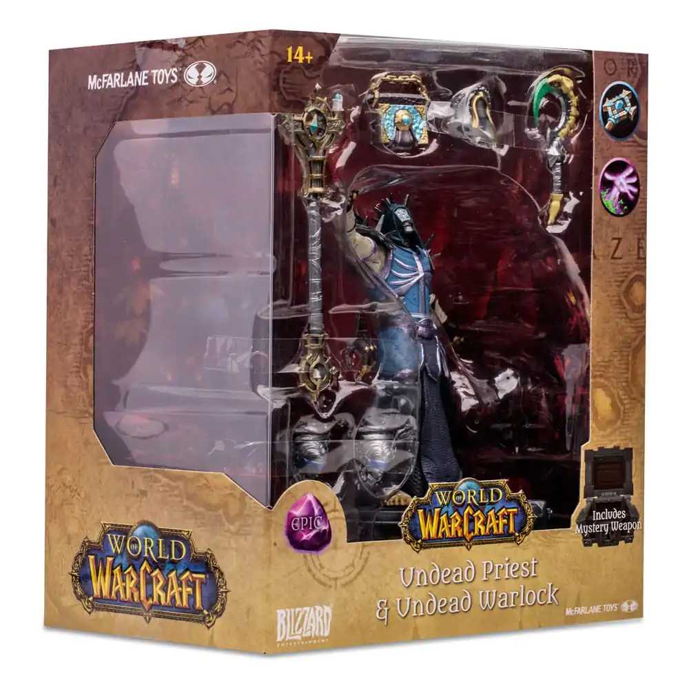 World of Warcraft Undead Priest Warlock (Epic) akciófigura 15 cm termékfotó