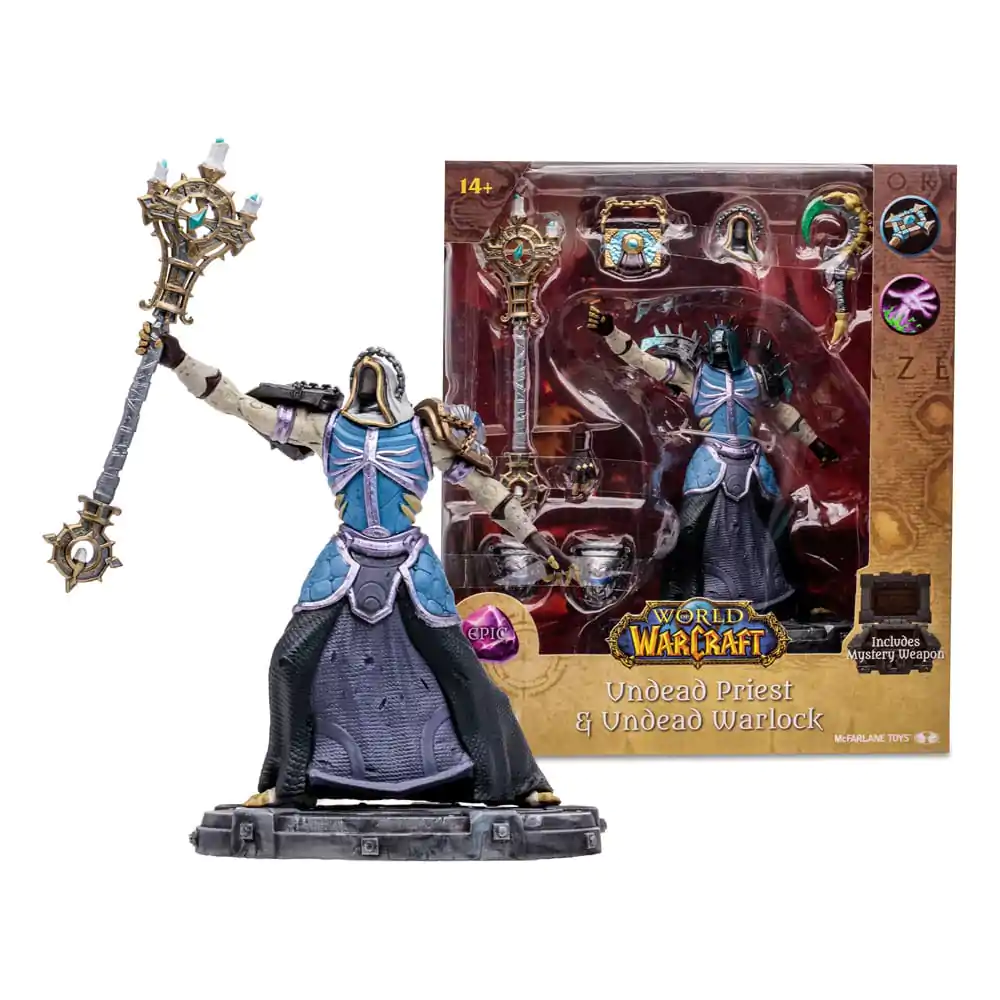 World of Warcraft Undead Priest Warlock (Epic) akciófigura 15 cm termékfotó