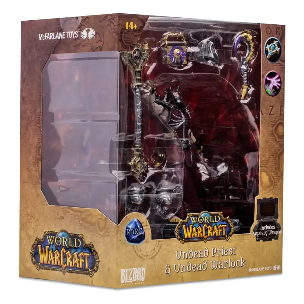 World of Warcraft Undead Priest Warlock (Rare) akciófigura 15 cm termékfotó
