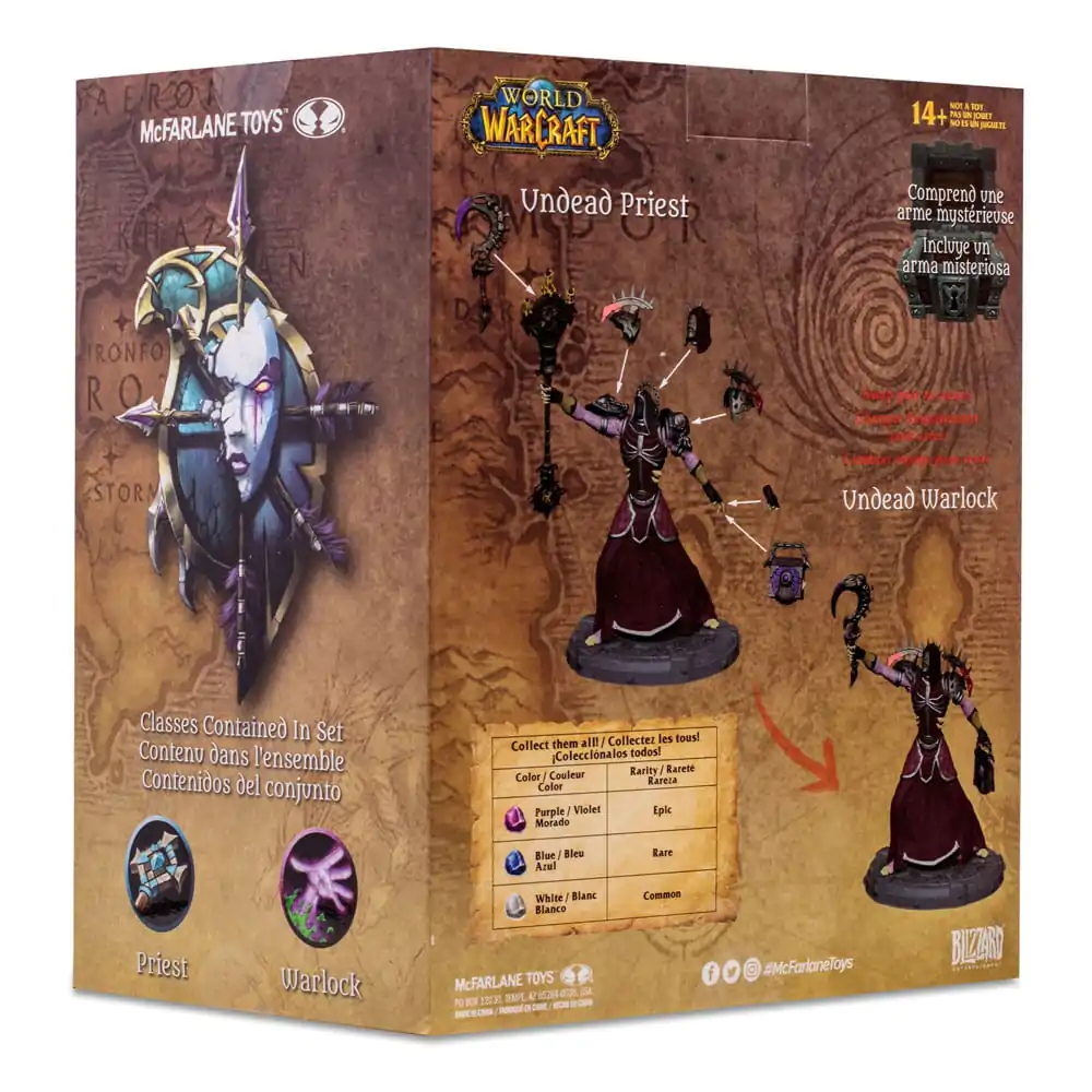 World of Warcraft Undead Priest Warlock (Rare) akciófigura 15 cm termékfotó