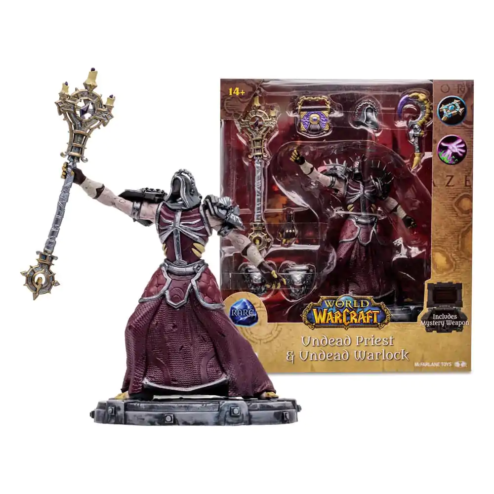 World of Warcraft Undead Priest Warlock (Rare) akciófigura 15 cm termékfotó