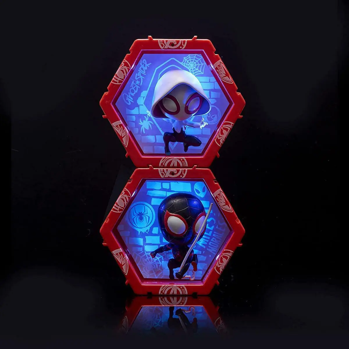 WOW! POD Marvel Miles Morales + Ghost Spider led figura csomag termékfotó