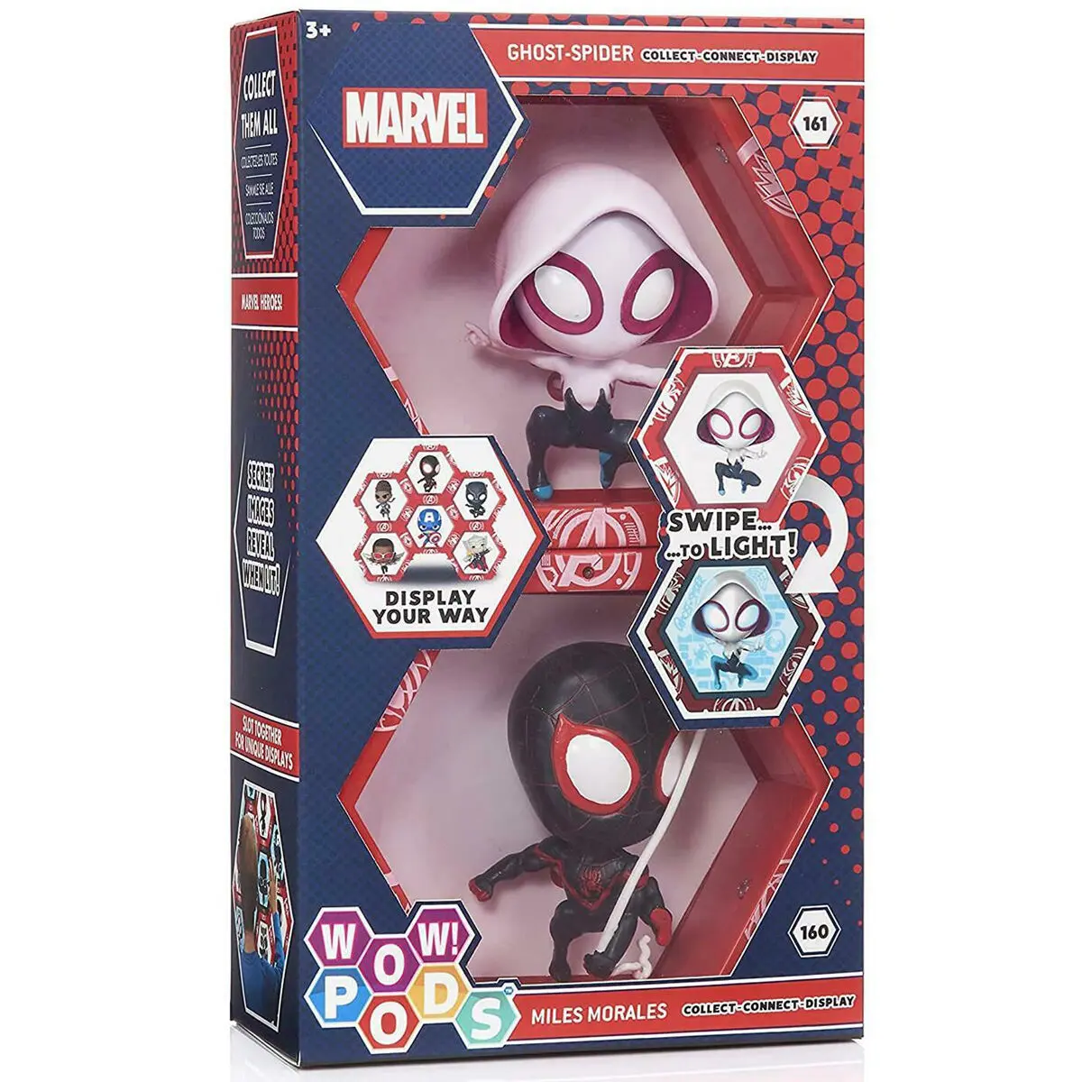 WOW! POD Marvel Miles Morales + Ghost Spider led figura csomag termékfotó