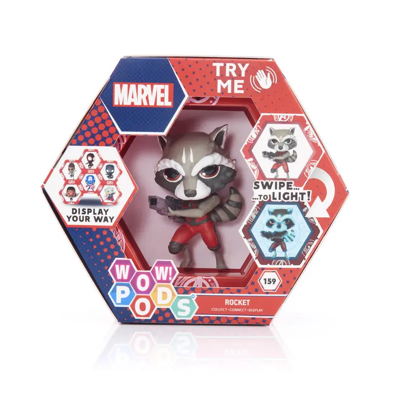 WOW! POD Marvel Rocket Raccoon led figura termékfotó