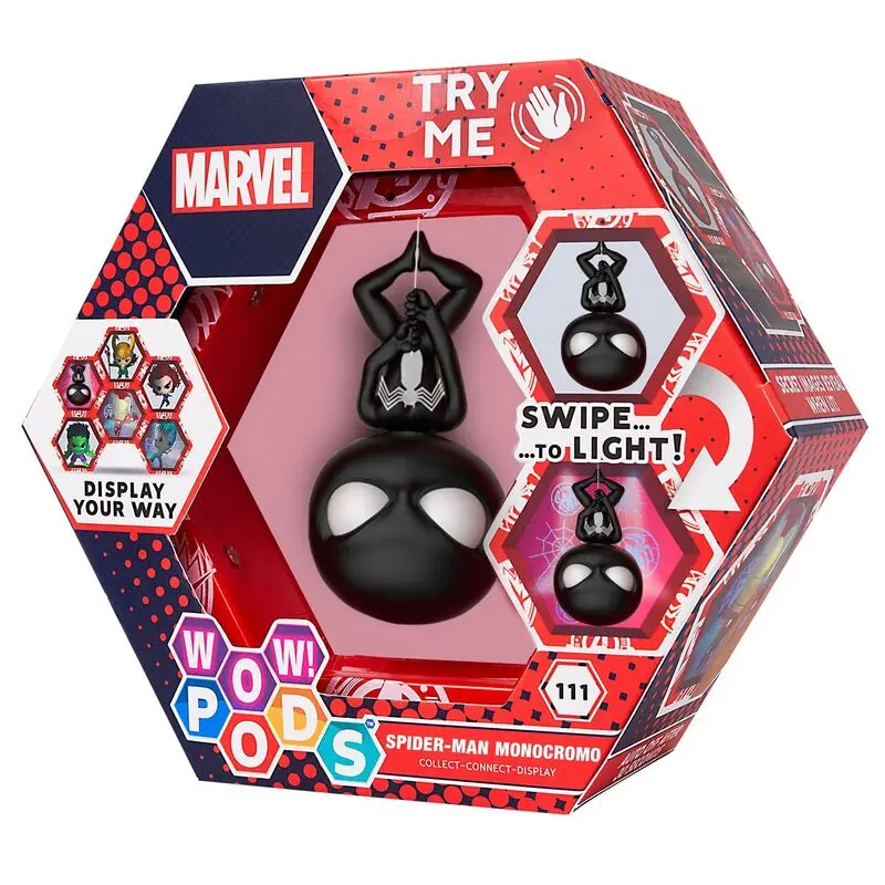 WOW! POD Marvel Spiderman Monochrome led figure termékfotó