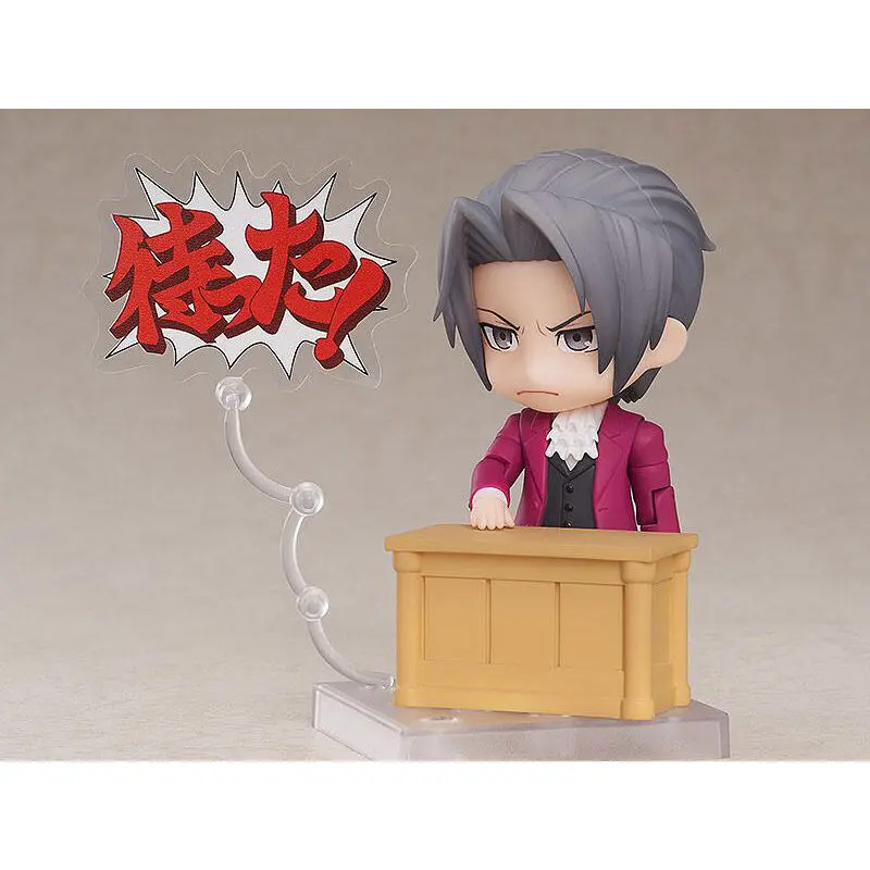 Wright ace Attorney Miles Edgeworth Nendoroid figura 10cm termékfotó