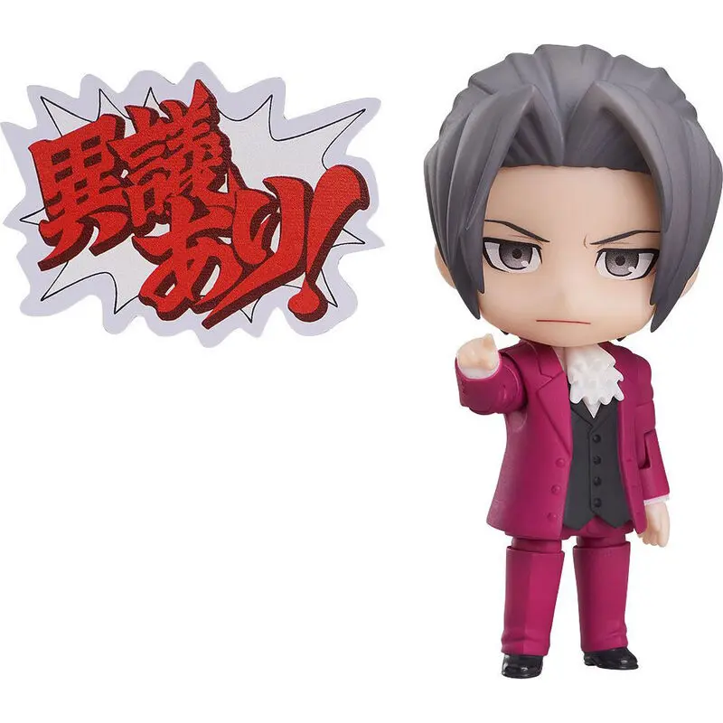 Wright ace Attorney Miles Edgeworth Nendoroid figura 10cm termékfotó