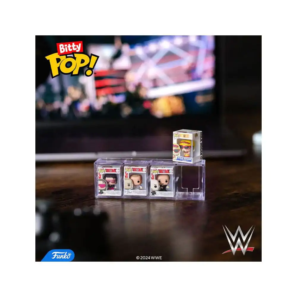 WWE Bitty Funko POP! Vinyl figura 4 db-os csomag Bret Hart 2,5 cm termékfotó