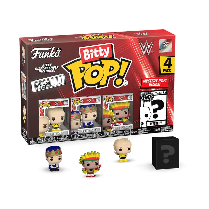 WWE Bitty Funko POP! Vinyl figura 4 db-os csomag Dusty Rhodes 2,5 cm termékfotó