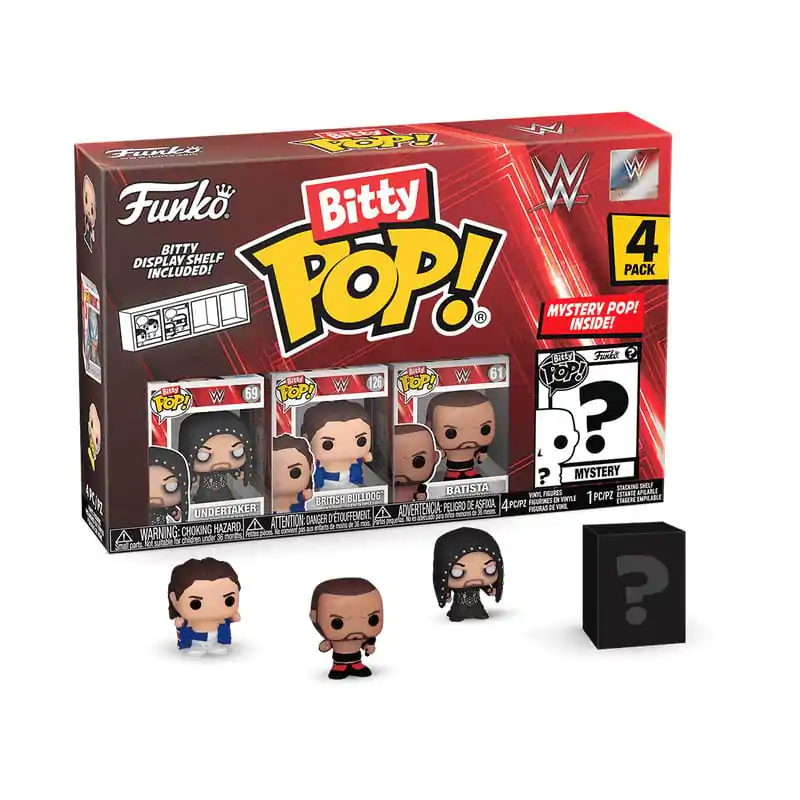 WWE Bitty Funko POP! Vinyl figura 4 db-os csomag The Undertaker 2,5 cm termékfotó