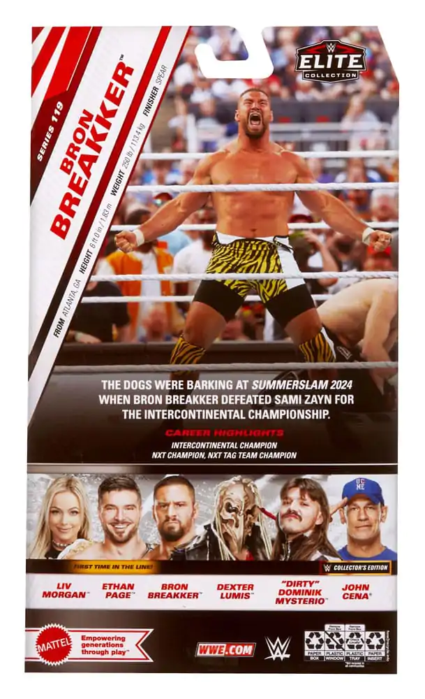 WWE Elite Collection akciófigura Bron Breakker 15 cm termékfotó