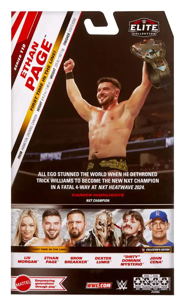 WWE Elite Collection akciófigura Ethan Page 15 cm termékfotó