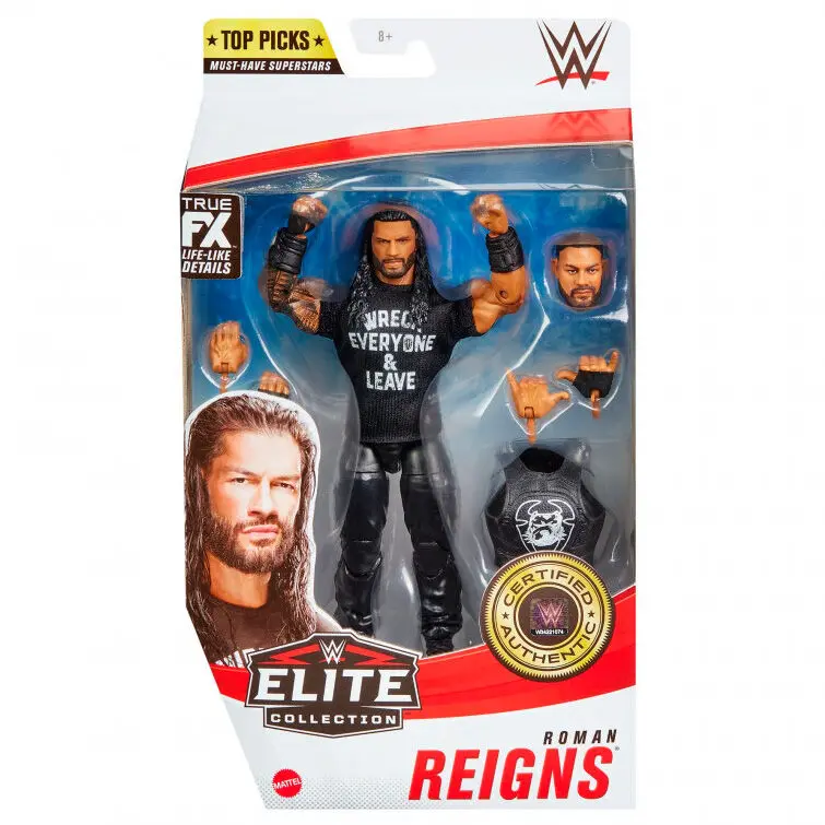 WWE Elite Top Picks Roman Reigns figura 15cm termékfotó