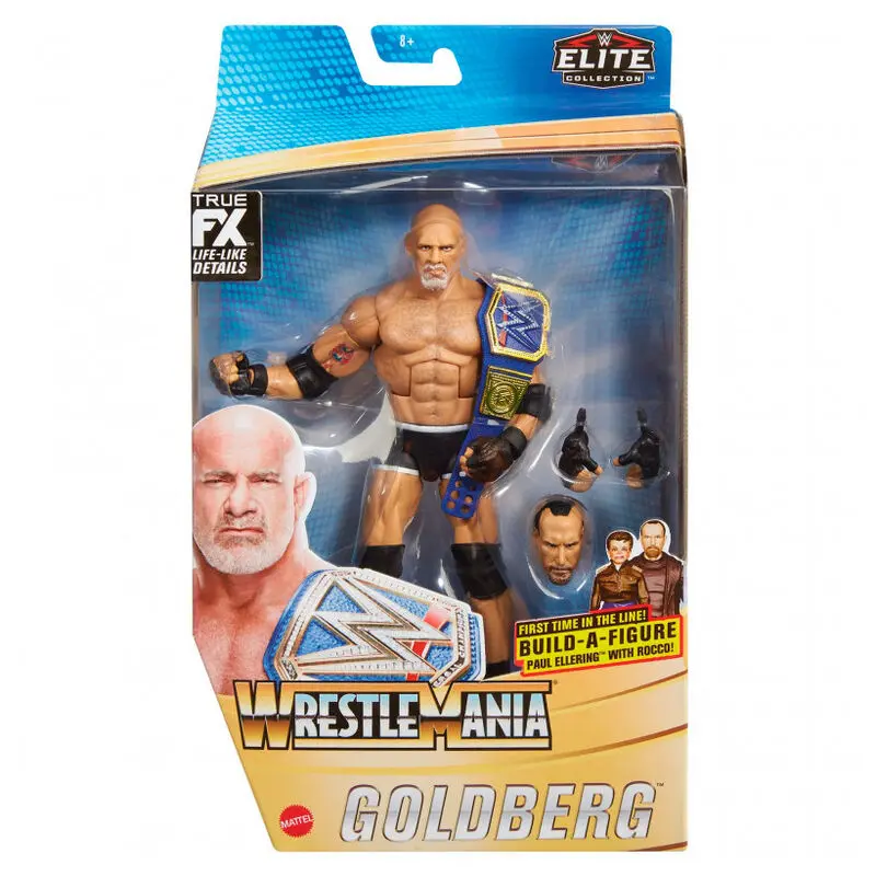 WWE Elite Wrestlemania Goldberg figura 15cm termékfotó