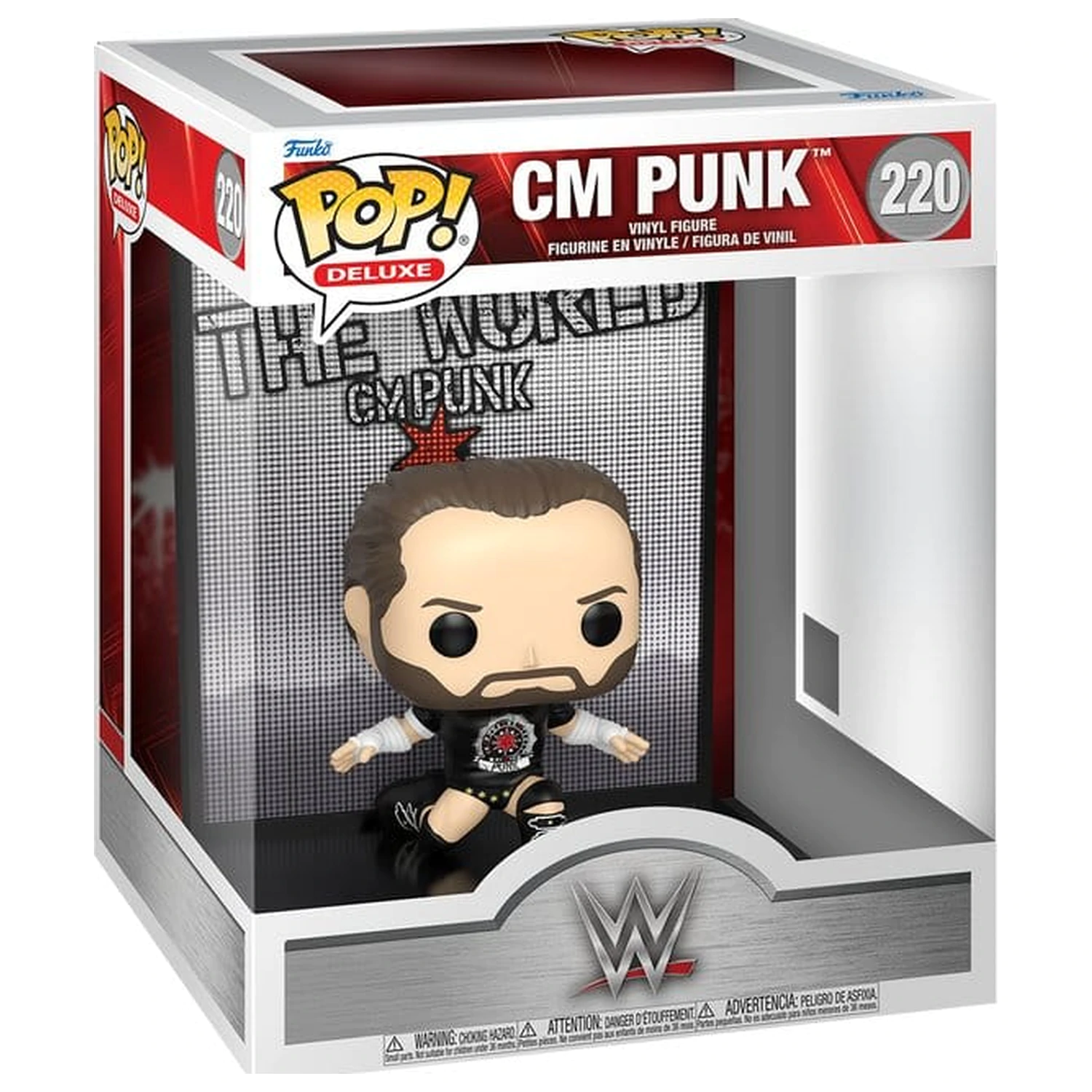WWE Funko POP! Deluxe Vinyl figura CM Punk 9 cm termékfotó