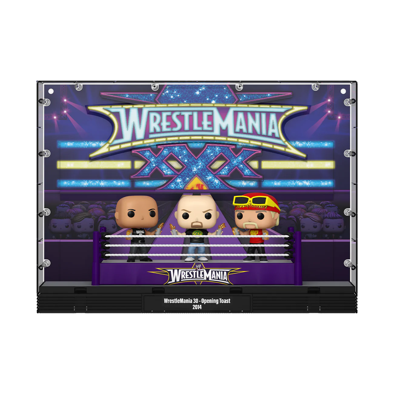 WWE Funko POP Moments Deluxe 3 db-os Vinyl figura csomag Wrestlemania 30 Opening Toast termékfotó