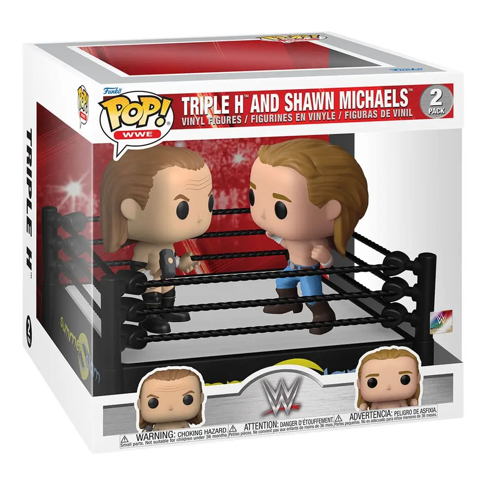 WWE Funko POP! Movie Anyaents Vinyl figura csomag SS Ring w/ tripla H/Michaels 9 cm termékfotó