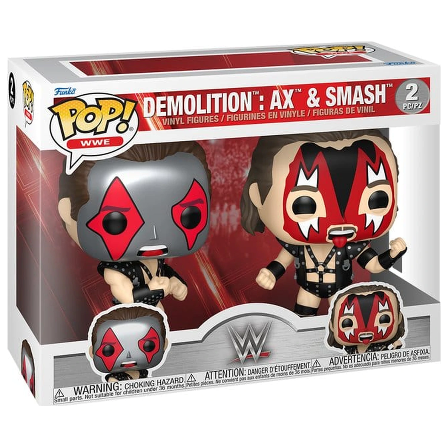 WWE Funko POP! Vinyl 2 db-os figura csomag Ax & Smash 9 cm termékfotó