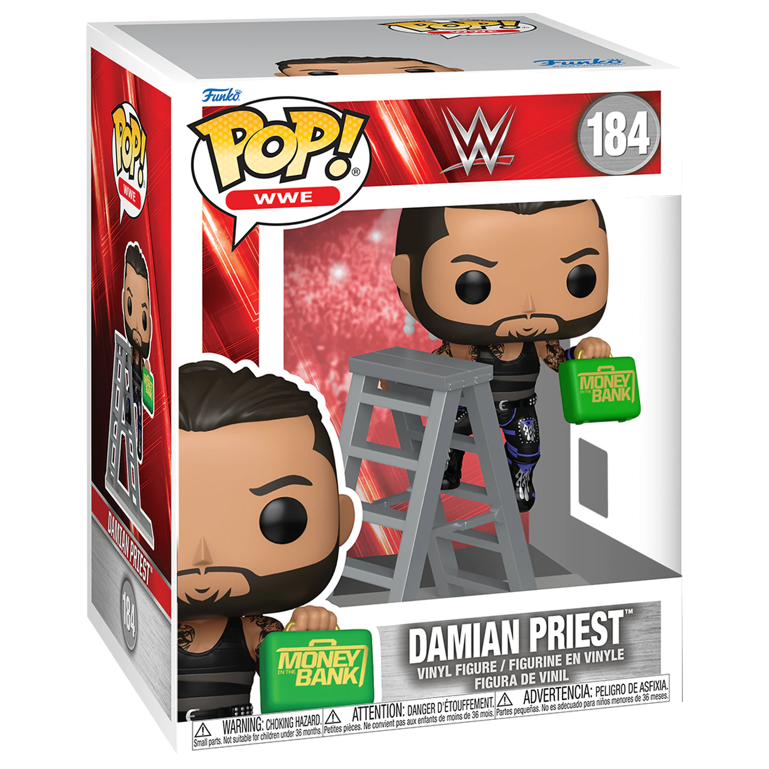 WWE Funko POP! Vinyl figura Damian Priest MITB 9 cm termékfotó