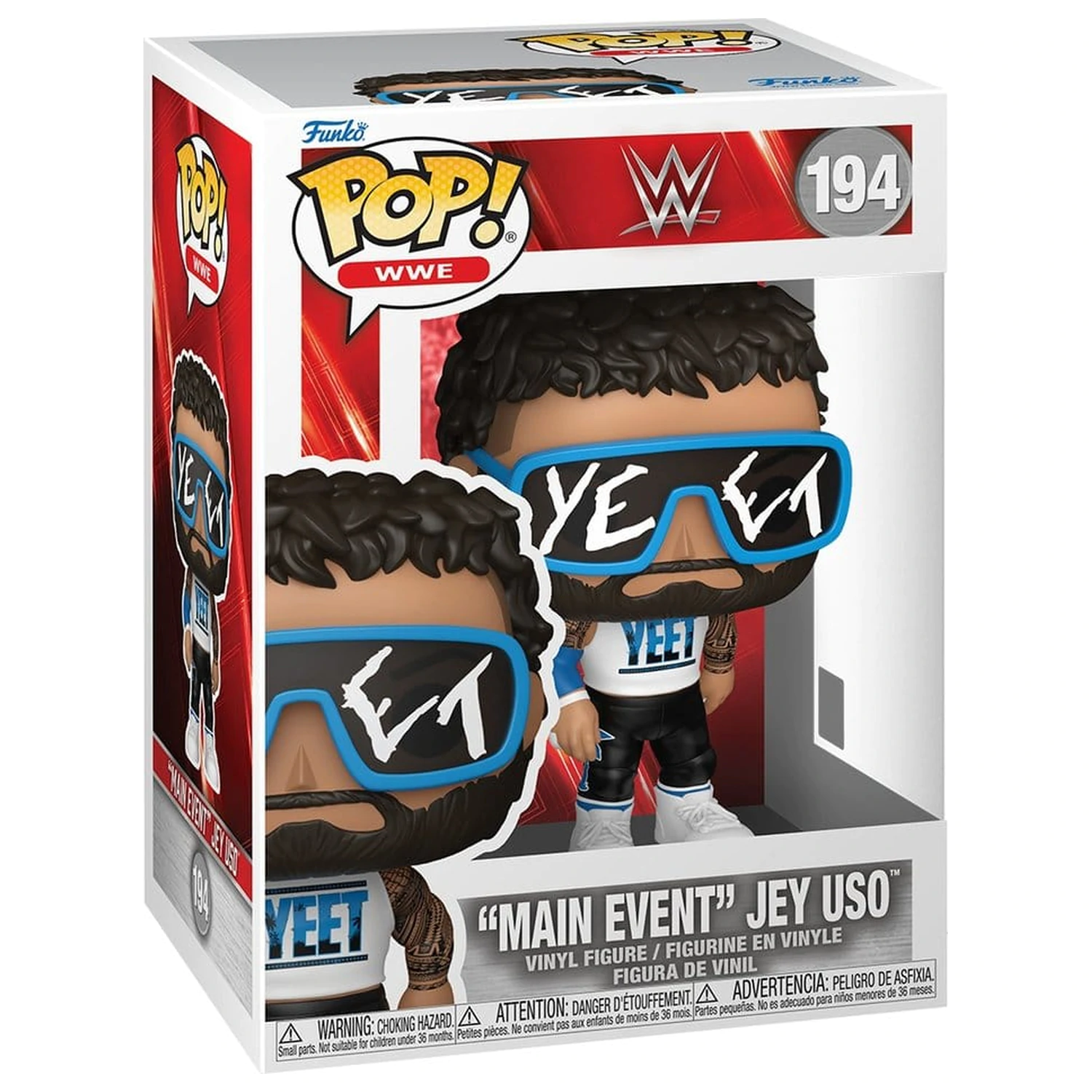 WWE Funko POP! Vinyl figura "Main Event" Jey Uso 9 cm termékfotó