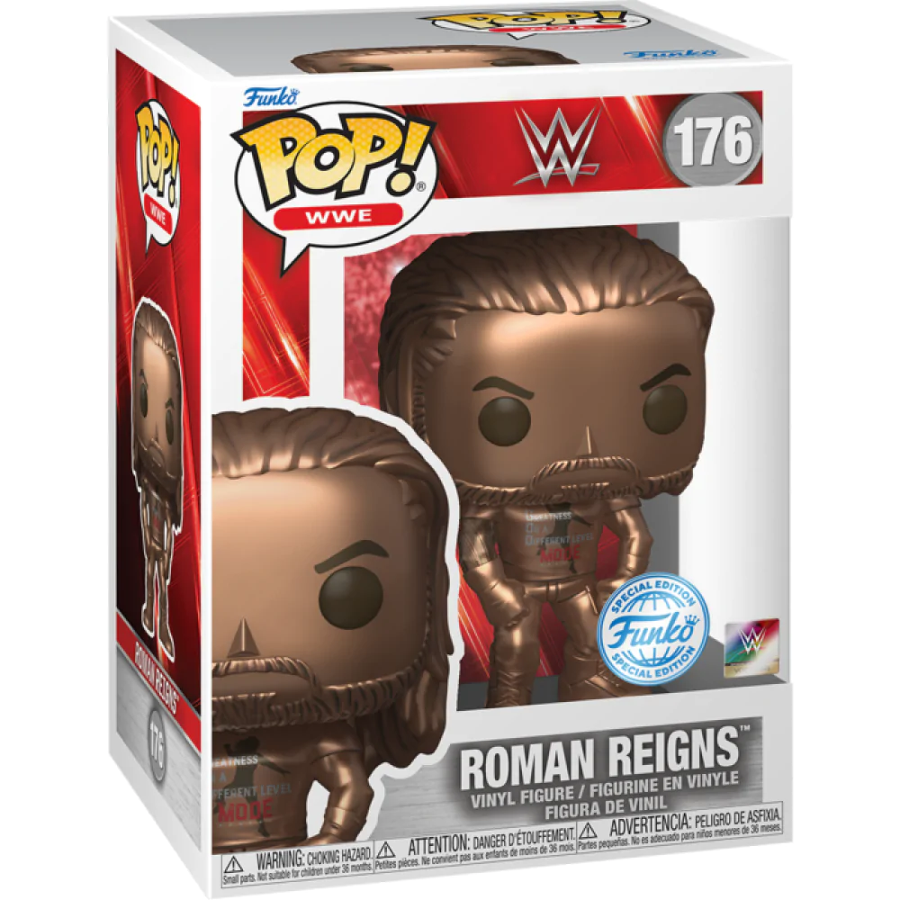 WWE Funko POP! Vinyl figura Roman Reigns(intro)(BZ) Exkluzív Edition 9 cm termékfotó