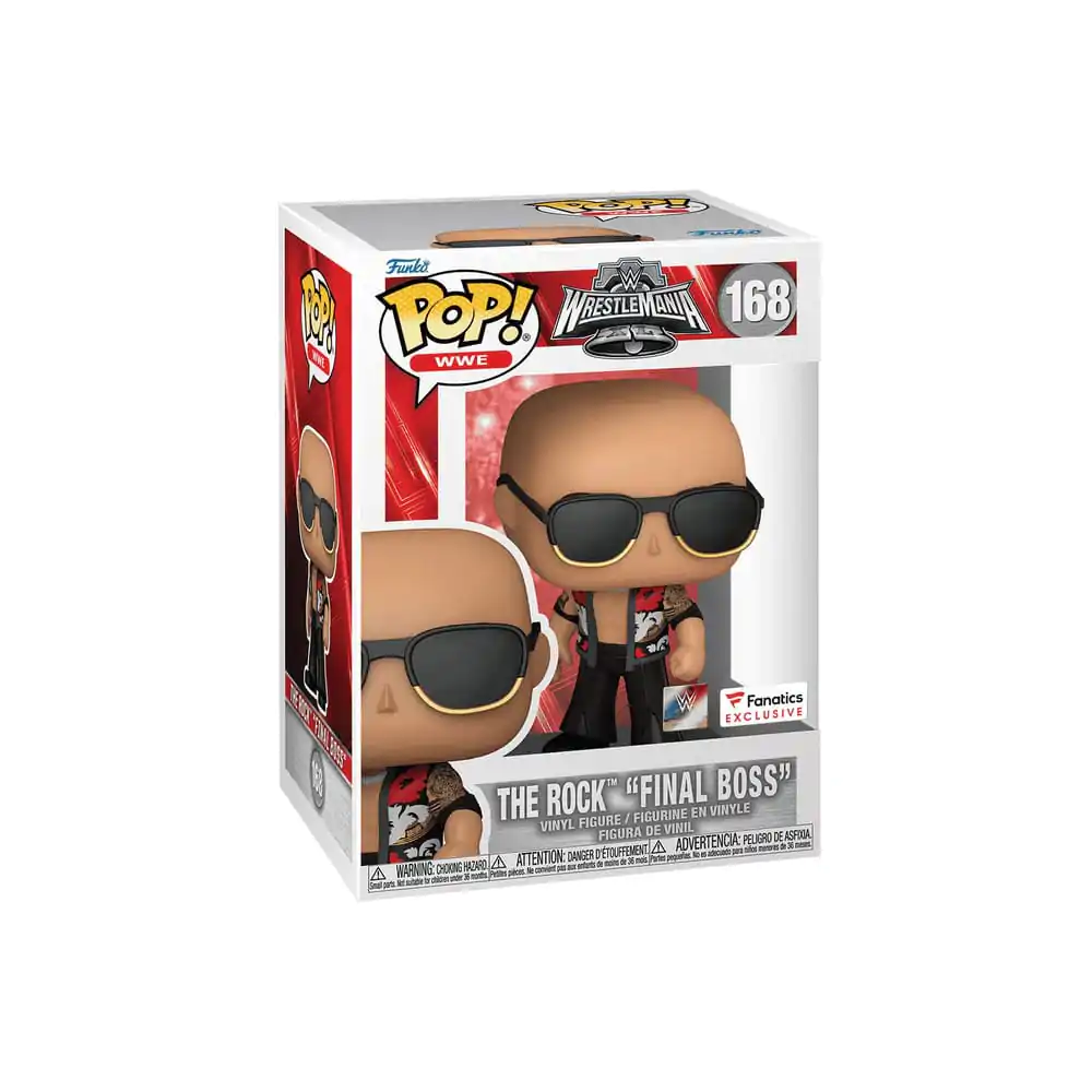 WWE Funko POP! Vinyl figura The Rock- Final Boss (WrestleMania 40) 9 cm termékfotó