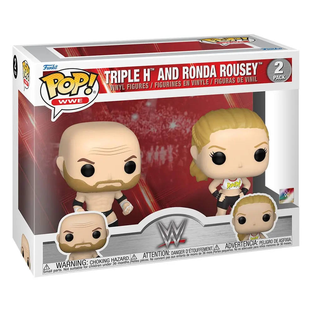 WWE Funko POP! Vinyl figura csomag Rousey/Triple H 9 cm termékfotó