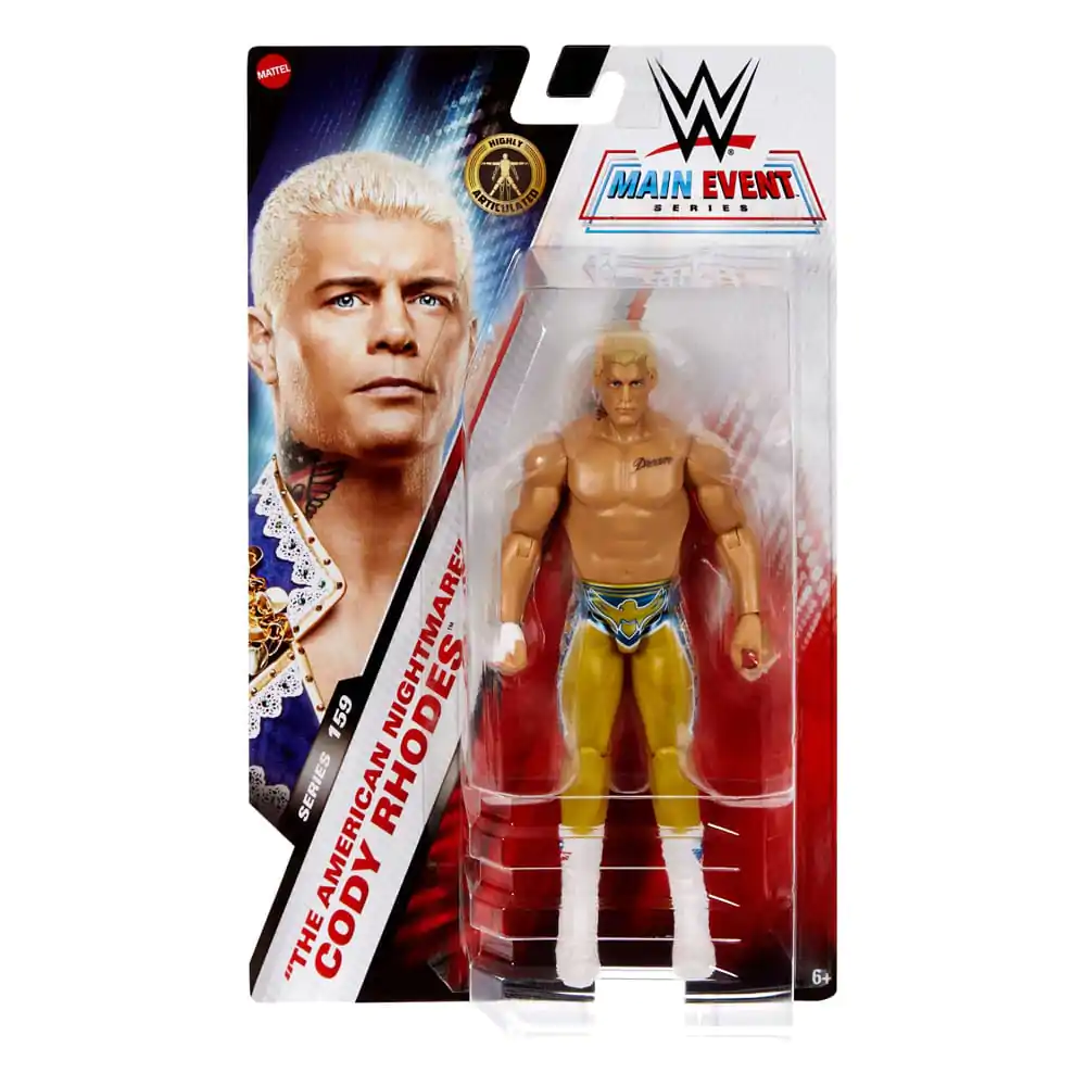 WWE Main Event Series akciófigura "The American Nightmare" Cody Rhodes 15 cm termékfotó