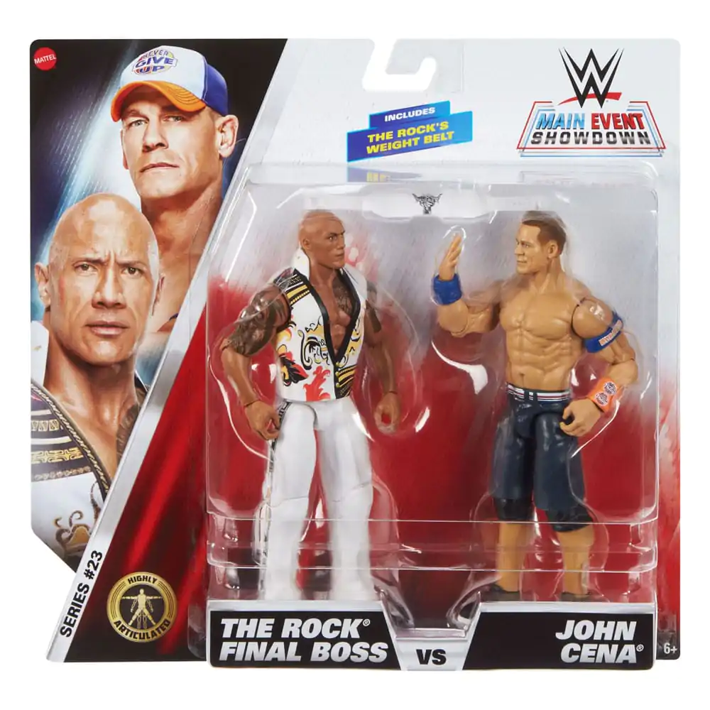WWE Main Event Showdown The Rock Final Boss vs John Cena figura csomag 15 cm termékfotó