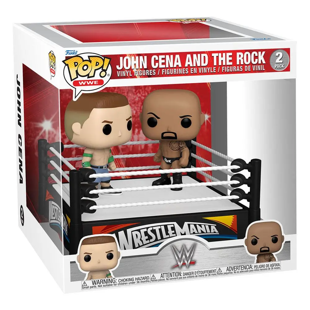 WWE POP Wrestle Mania! Cena vs Rock figurák 9 cm termékfotó