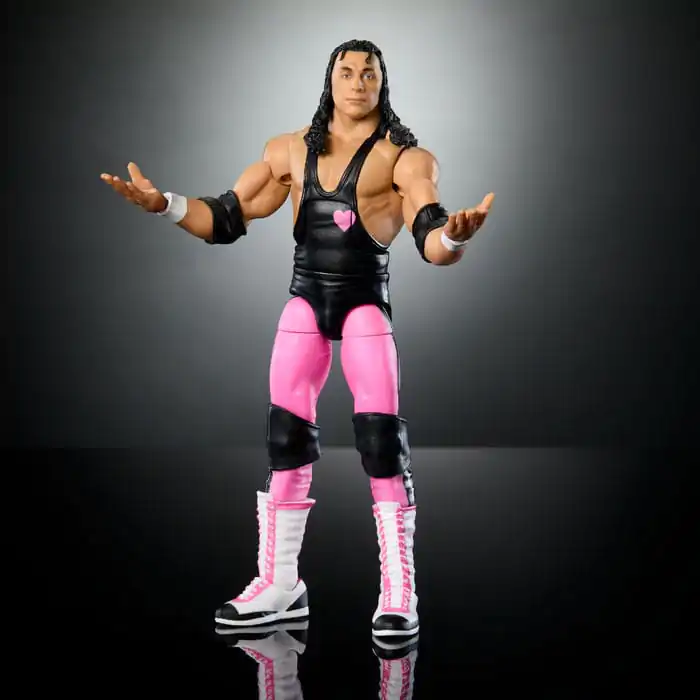 WWE WrestleMania Elite Collection Bret "Hit Man" Hart akciófigura 15 cm termékfotó