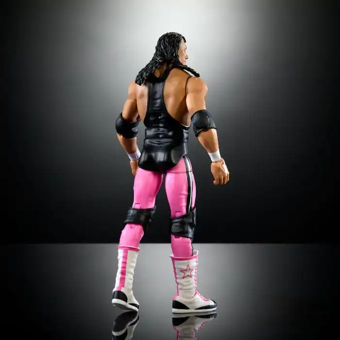 WWE WrestleMania Elite Collection Bret "Hit Man" Hart akciófigura 15 cm termékfotó