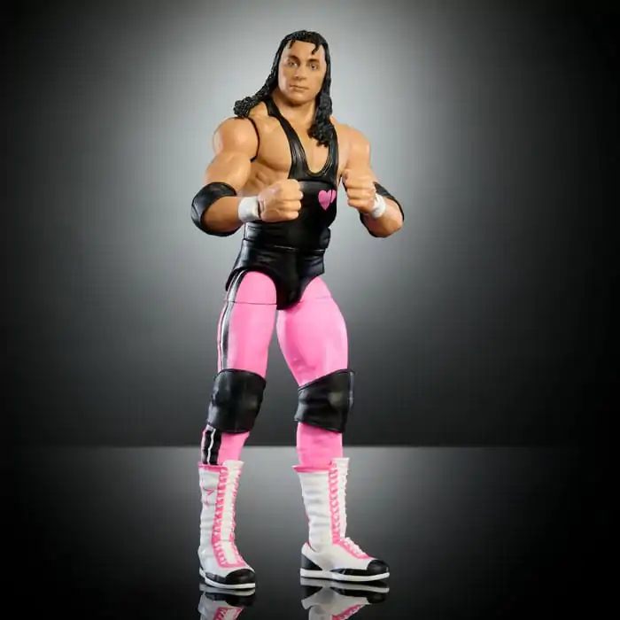 WWE WrestleMania Elite Collection Bret "Hit Man" Hart akciófigura 15 cm termékfotó