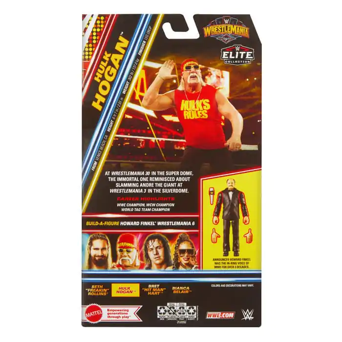 WWE WrestleMania Elite Collection Hulk Hogan akciófigura 15 cm termékfotó