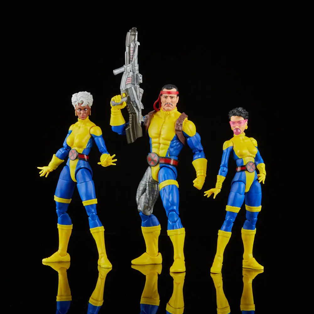 X-Men 60th Anniversary Marvel Legends Storm, Marvel's Forge, Jubilee 3 db-os akciófigura csomag 15 cm termékfotó