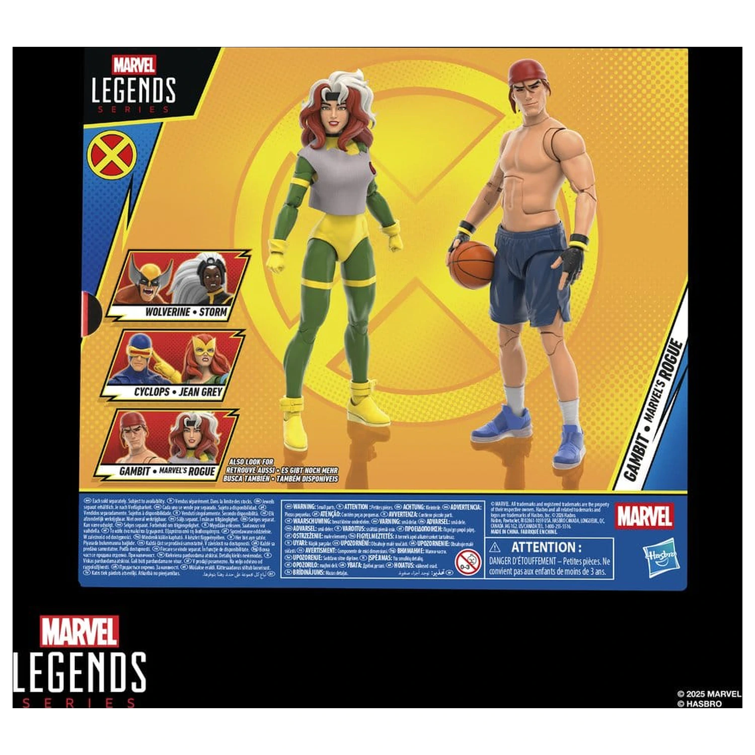 X-Men '97 Marvel Legends 2 db-os akciófigura csomag Gambit & Marvel's Rogue 15 cm termékfotó