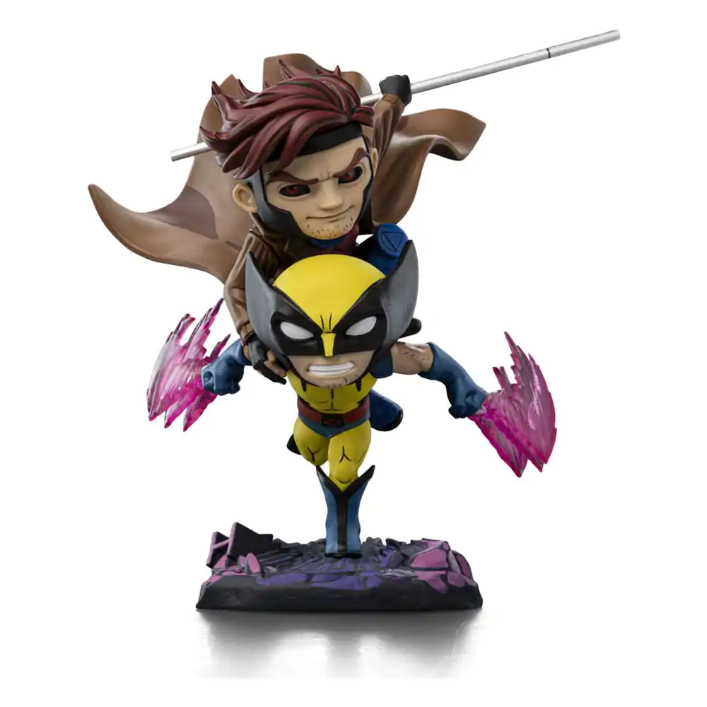 X-Men 97 Mini Co. PVC figura Gambit and Wolverine 23 cm termékfotó