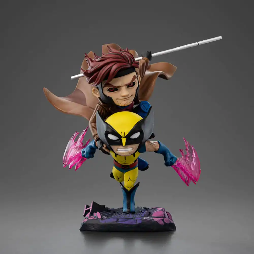 X-Men 97 Mini Co. PVC figura Gambit and Wolverine 23 cm termékfotó