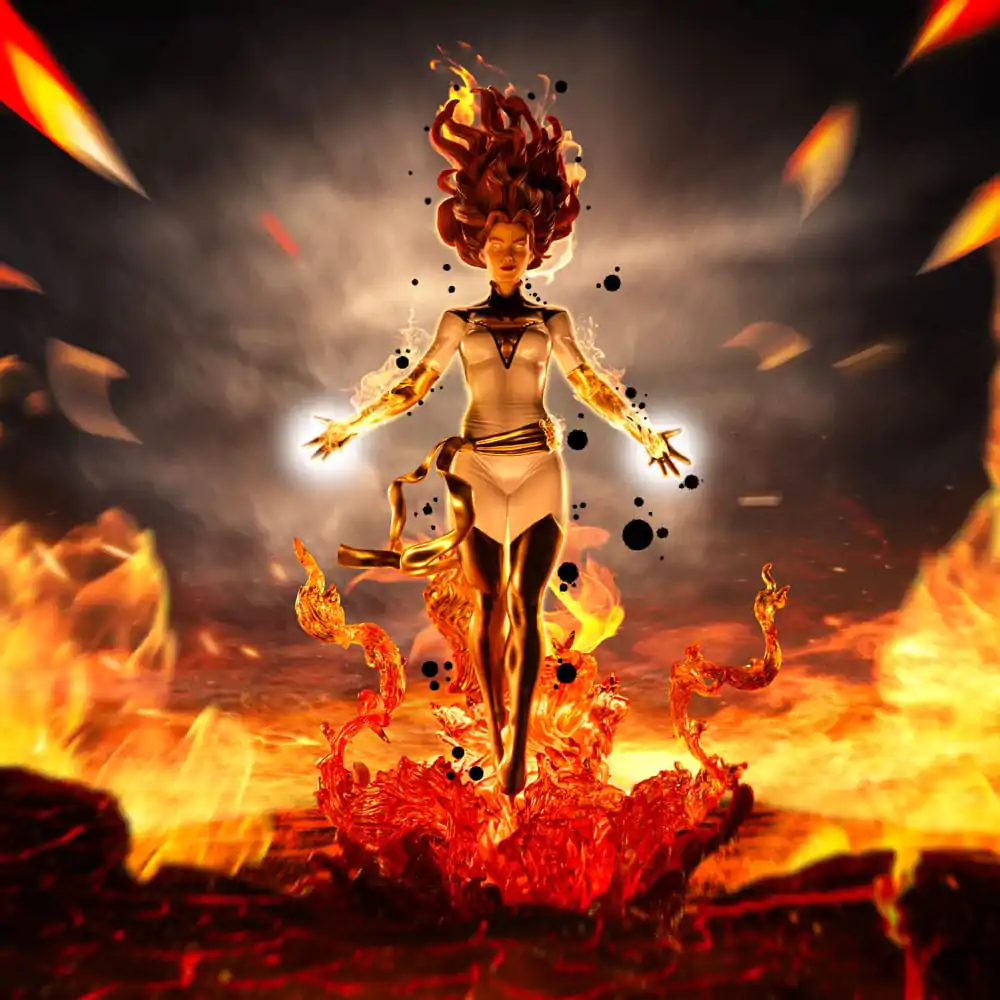 X-Men BDS Art Scale 1/10 Phoenix White Version szobor figura 31 cm termékfotó
