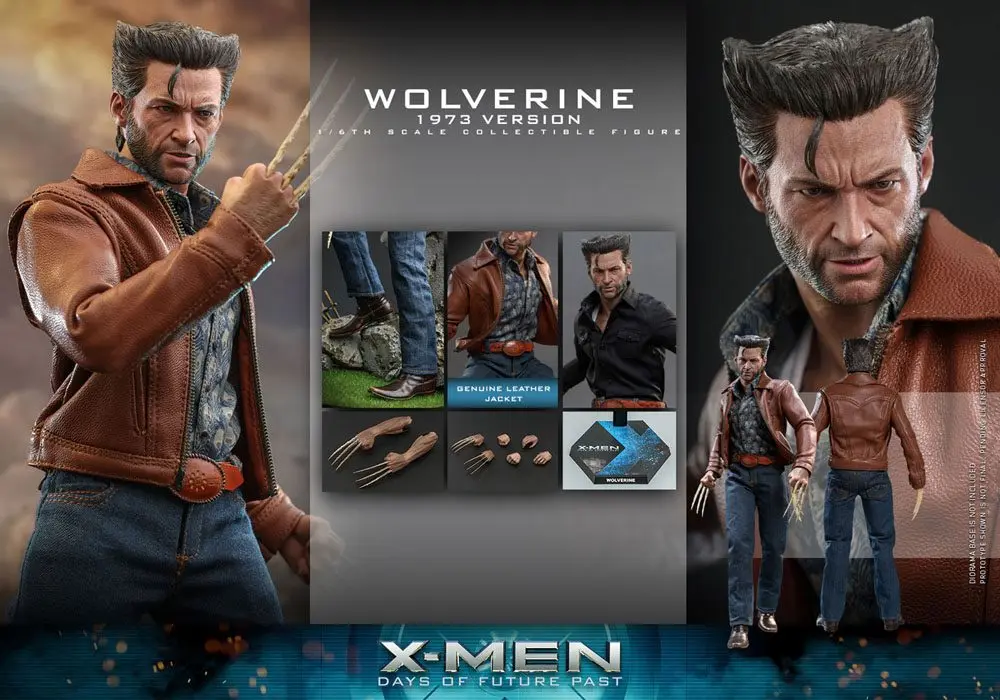 X-Men Days of Future Past Movie Masterpiece 1/6 Wolverine (1973 Version) akciófigura 30 cm termékfotó